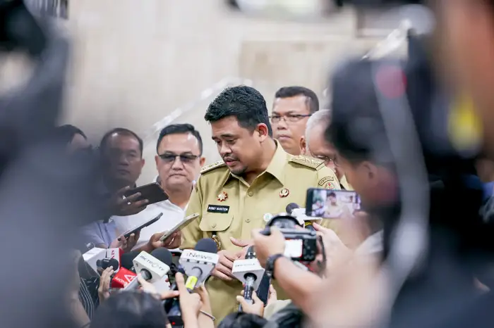 Muhammad Bobby Afif Nasution, mengikuti rapat pengembalian dana Transfer ke Daerah (TKD) di Jakarta, Senin (25/5/2026).