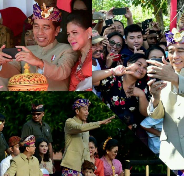 Presiden dan Ibu Negara saat mengikuti kegiatan di Bali