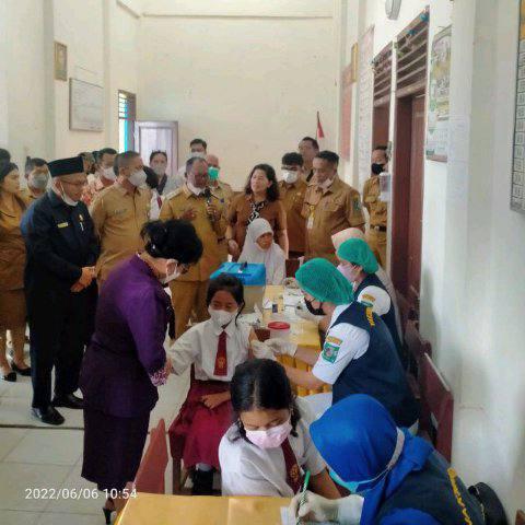 Wakil Bupati Simalungun Launching BIAN Tahun 2022, Sasaran 214.238 Anak Usia 9 Bulan - 15 Tahun