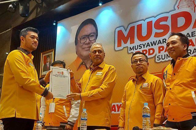 El Adrian Shah terpilih sebagai Ketua DPD Partai Hanura Sumut secara aklamasi.