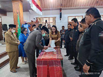 Paripurna DPRD Tapanuli Utara, Selasa (21/6)
