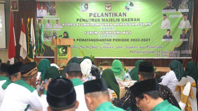 Pelantikan Pengurus MD KAHMI-FORHATI Kota Pematangsiantar Periode 2022-2027
