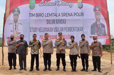 Peninjauan rencana lokasi Polres Paluta 