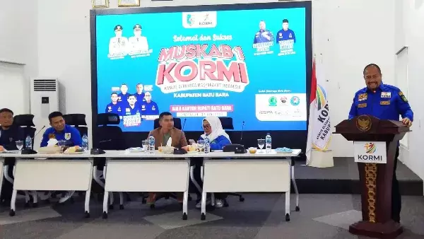 Musdakab ke-1 Kormi Batu Bara resmi dibuka oleh Ketua Kormi Sumut Baharuddin Siagian. Acara ini digelar di Aula Kantor Bupati Batu Bara. Terpilih secara aklamasi Yusriadi Sitorus atau Ucok Torus.