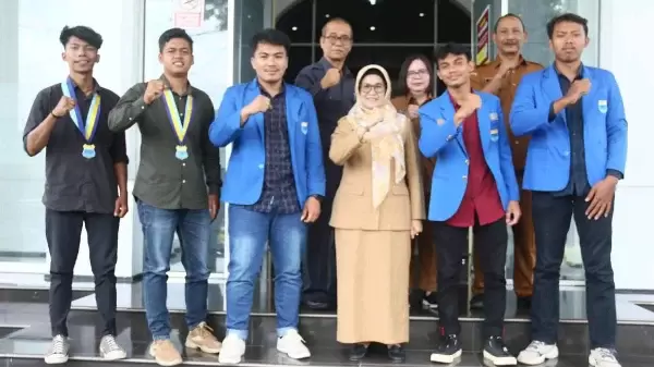 Wali Kota Siantar dan Pengurus PMII Siantar Simalungun 