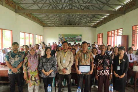 Peserta lomba cerdas cermat se-kecamatan Panei