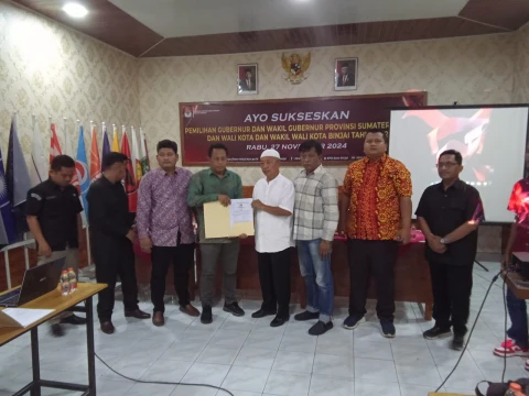 Pengumuman hasil Verifikasi Perseorangan Pilkada Binjai