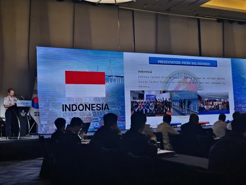 Peserta Working-Level Meeting of Heads of Asian Coast Guard Agencies Meeting (WLM HACGAM) ke-20