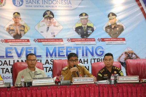 High Level Meeting Tim Pengendalian Inflasi Daerah Kabupaten Tapanuli Utara 2024