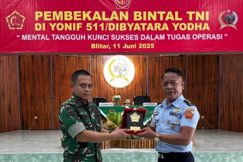Pembekalan mental kepada Satuan tugas Pengamanan Batas (Pamtas) RI-Papua New&nbsp;Guinea