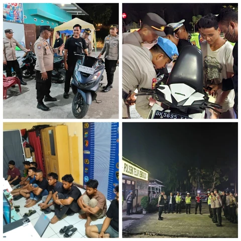 13 Remaja dan 15 Motor Diamankan