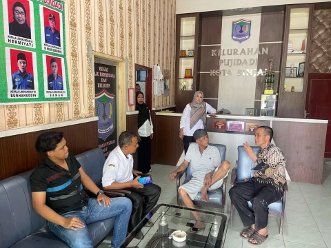 Mario Delo saat melaksanakan PKL 