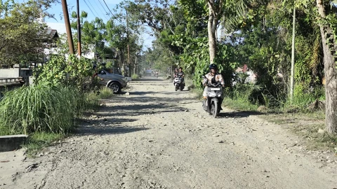 Kondisi jalan karantina 