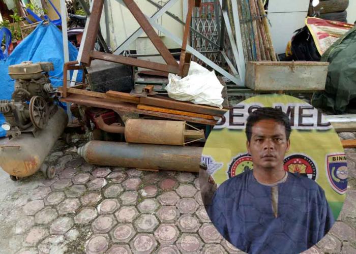 Penjaga malam ini curi aset toke, dijual ke botot