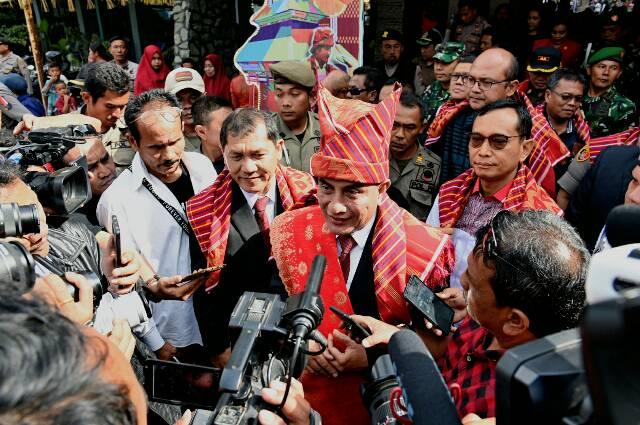 Gubsu Edy Rahmayadi di Berastagi