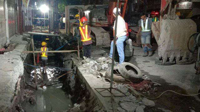 Hasyim dan Bobby Nasution Tinjau proyek drainase di jalan Thamrin Medan