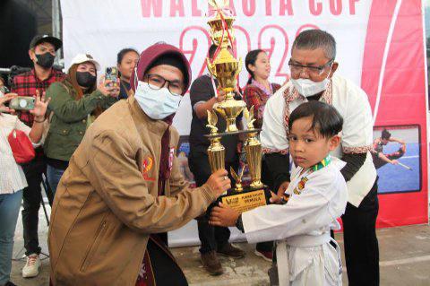 Gebyar Olahraga Wali Kota Cup 2022 yang digelar Komite Olahraga Nasional Indonesia (KONI) Pematangsiantar. 