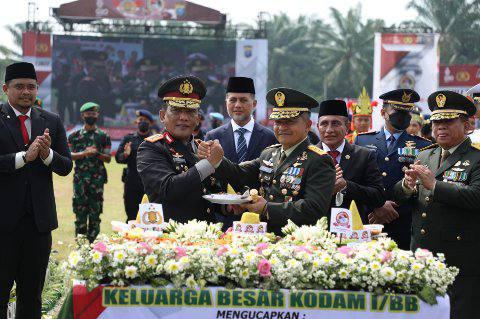 HUT Bhayangkara ke-76 di Mapolda Sumut, Selasa (5/7)