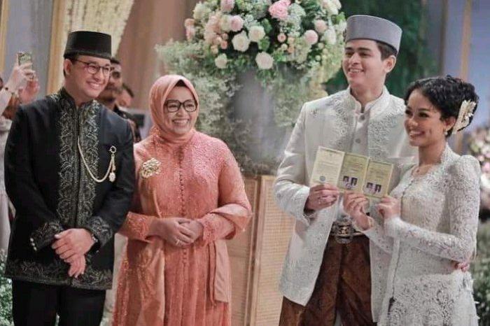 Anies Baswedan menggelar pesta pernikahan putri