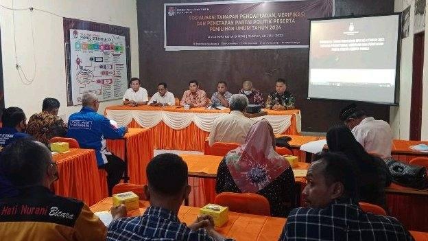 Penyelenggaraan sosialisasi Pemilu 2024 oleh KPU Binjai 