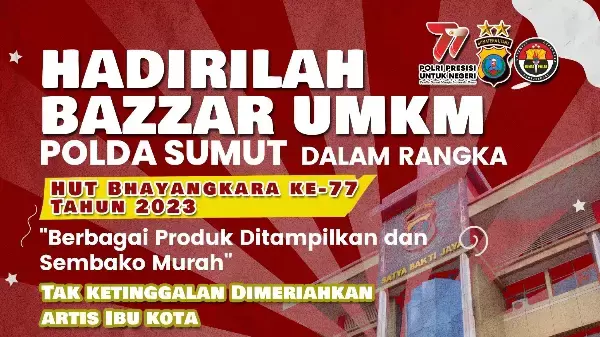 Polda Sumut gelar Bazzar Murah UMKM