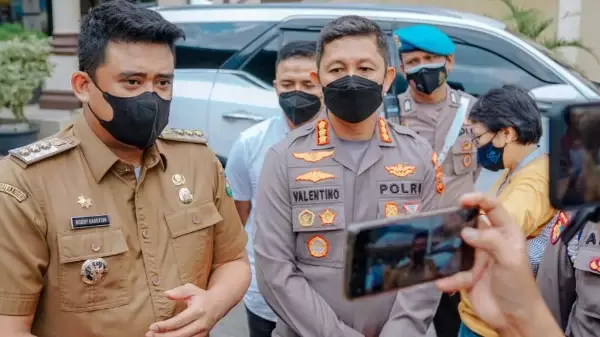 Wali Kota dan Kapolrestabes Medan 