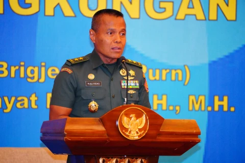 Mayor Jenderal TNI Dr. M. Ali Ridho, S.H., M.Hum., membuka Focus Group Discussion (FGD) Otjen TNI