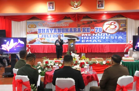 Upacara dan Syukuran di Polres Pematangsiantar
