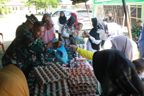 Bazar Murah TMMD 125 Kodim 0209/Labuhanbatu  