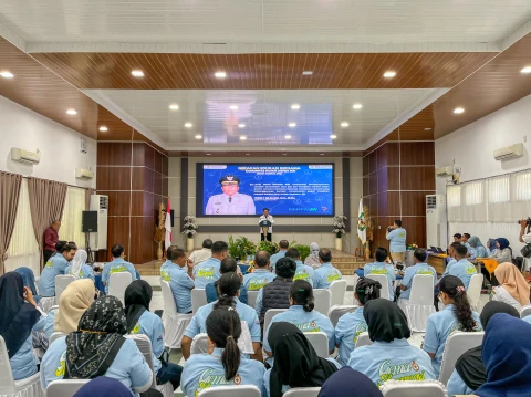 Gerakan Edukasi Bersama Komunitas Paham Sistem JKN (GEMA KOMPAS JKN), bertempat di Ruang Serbaguna Pemko Pematangsiantar