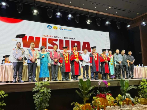 Wisuda lulusan Universitas Santo Thomas Medan