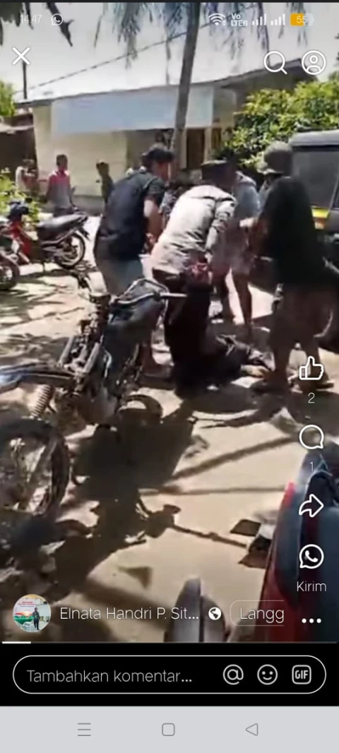 Polisi di tempat kejadian perkara 