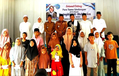 Wabup Labuhanbatu Dalam Acara Peringatan 10 Muharram di Desa Bandar Kumbul