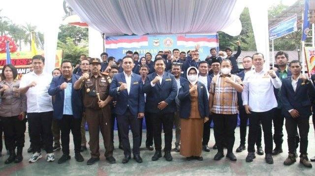 Pelantikan Karang Taruna Kota Pematang Siantar Masa Bakti 2020-2025, Selasa (02/08/2022).