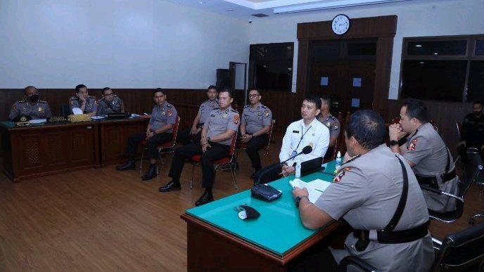 Sidang Komisi Kode Etik Polri (KKEP) eks mantan Kapolres Bandara Soekarno Hatta (Soetta) Kombes Edwin Hatorangan Hariandja