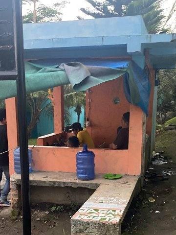 Lokasi diduga sebagai barak narkoba di Desa Namorube Julu, kecamatan Kutalimbaru kabupaten Deli Serdang 