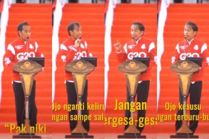 Kolase pernyataan Jokowi kepada pendukungnya soal Pilpres 2024