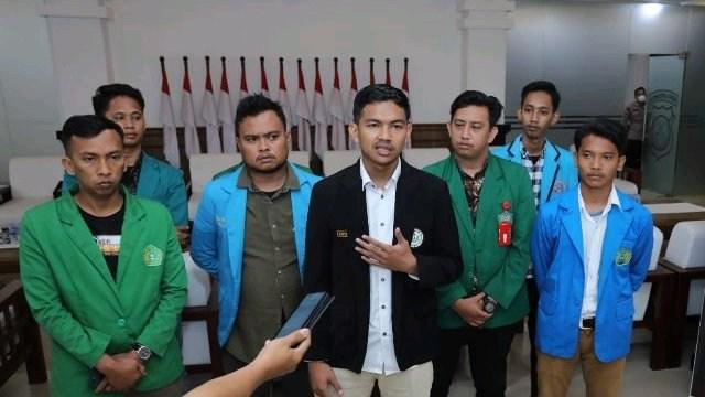 Bemnus Sumut saat menyampaikan dukungan kepada Polda Sumut lewat media, Selasa (23/8)