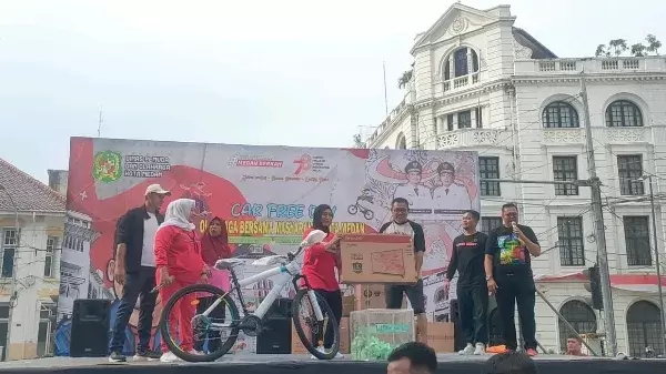 Car Free Day (CFD) dan olahraga bersama masyarakat kota Medan