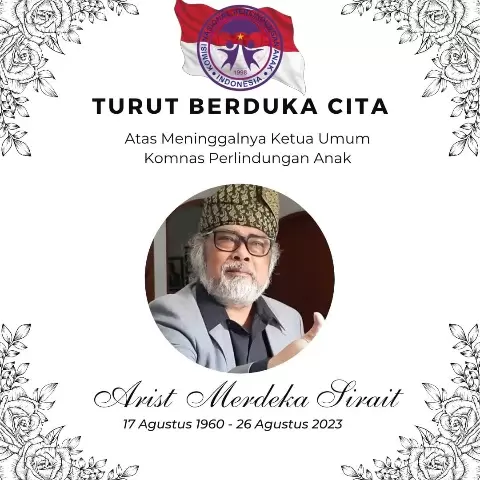 Ucapan dukacita pada almarhum Arist Merdeka Sirait