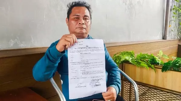 Korban dan bukti pelaporan ke polisi 
