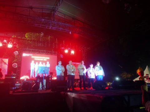 Konser musik sosialisasi pendidikan pemilih, Sabtu (10/8) malam
