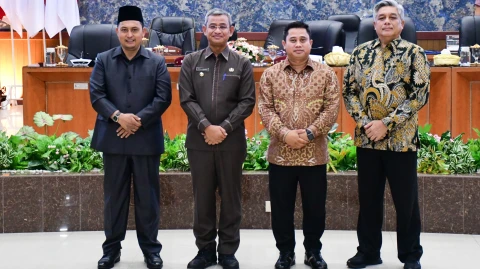 Ir Wiriya Alrahman MM pada Rapat Paripurna DPRD Deli Serdang atas Penjelasan Bupati Deli Serdang Tentang Ranperda RPJPD Tahun 2025-2045