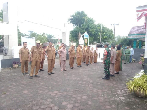 Apel Pagi Bersama Perangkat Desa Simangalam