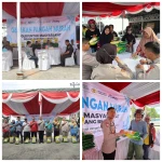 Polres Sergai Salurkan 28 Ton Beras Murah, Ringankan Beban Warga