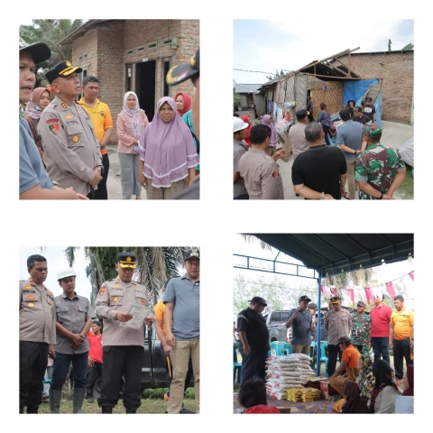 350 Rumah Porak-Poranda Dihantam Puting Beliung di Sergai