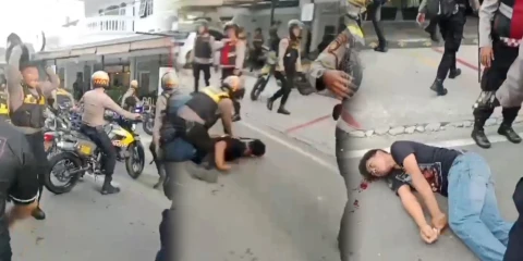 Aksi Massa di Depan Sun Plaza Medan Diwarnai Kekerasan, Polisi Diduga Aniaya Warga