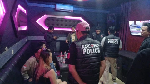 Satres Narkoba Polres Labuhanbatu Razia THM Star High KTV
