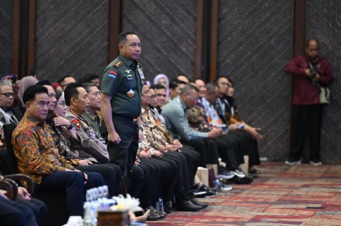 Jenderal TNI Agus Subiyanto menghadiri pembukaan Asosiasi Pemerintah Kabupaten Seluruh Indonesia (APKASI)