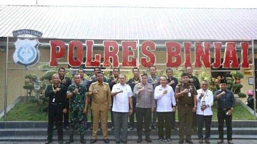 Kegiatan praktik kerja profesi Sespimmen Polri Dikreg ke-62 T.A 2022, di Mapolres Binjai